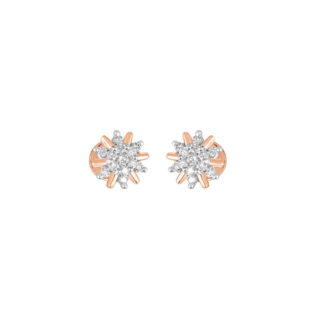 Classic Diamond Cluster Studs-Earrings-OER23J31-D900X0C