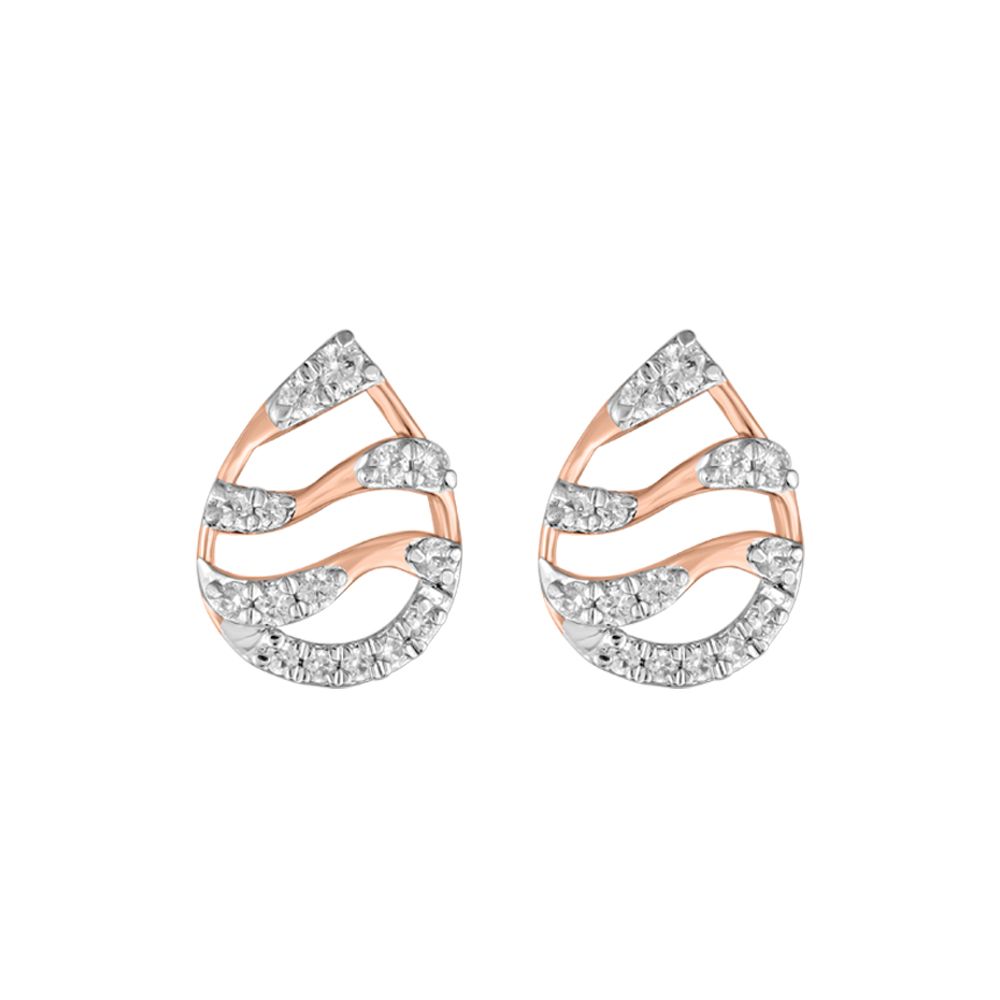 Gorgeous Diamond Drop Studs-Earrings-OER23J47-D900X0C