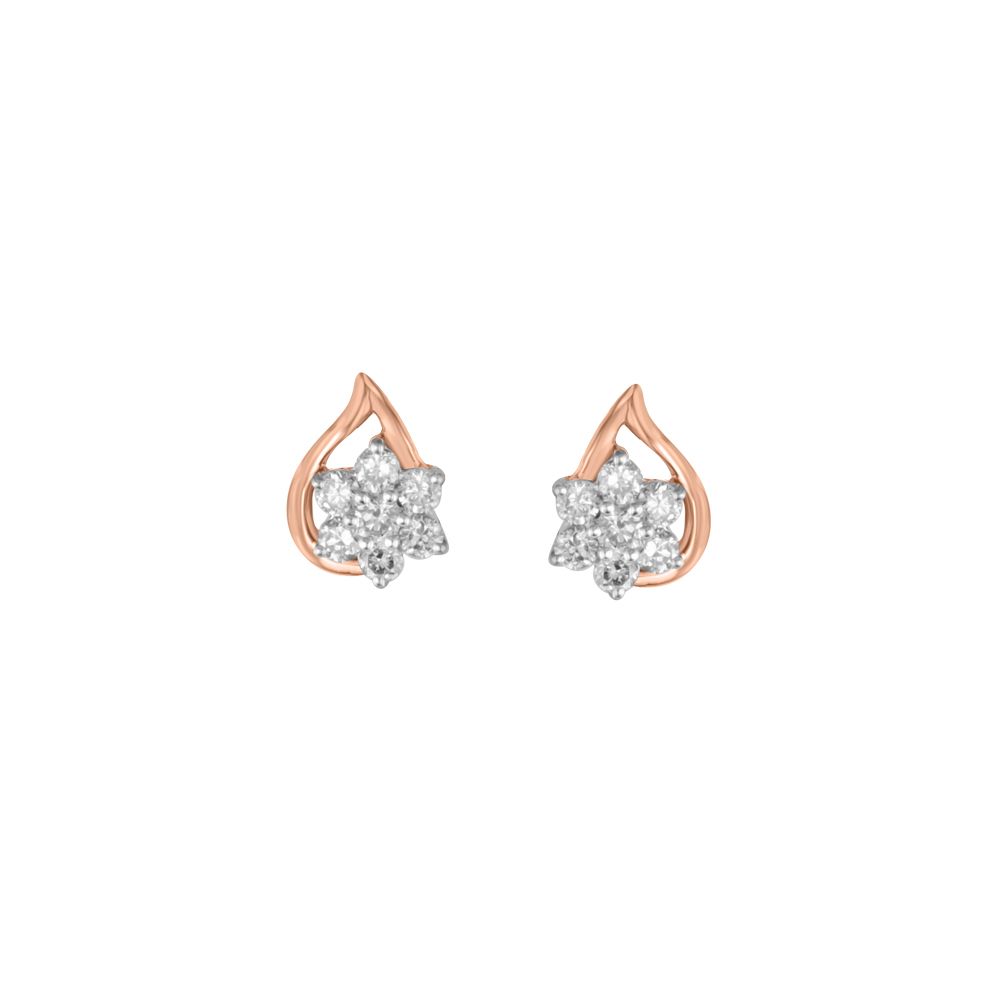 Nakshatra Design Diamond Studs-Earrings-OER23J54-D900X0C