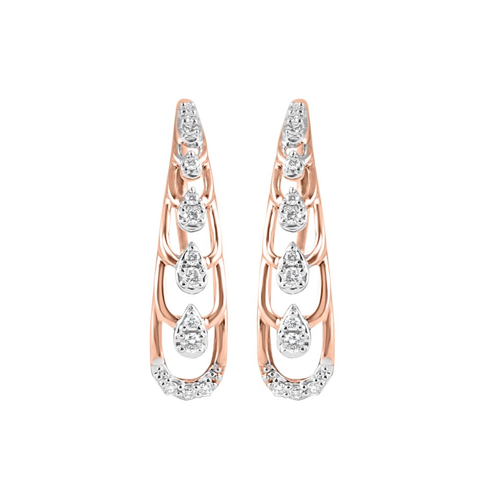 Bright and Beautiful Diamond Earrings-Earrings-OER23J63-D900X0C