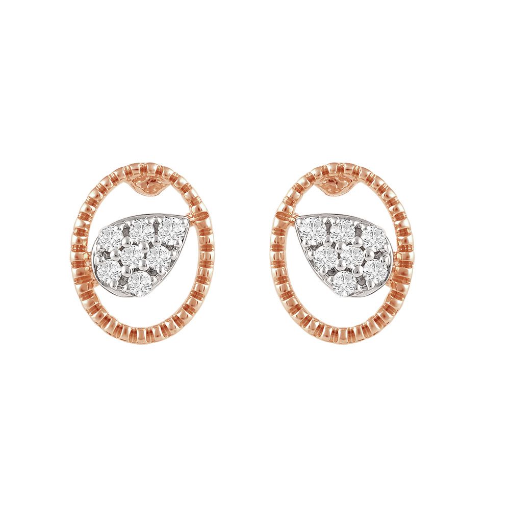 Gleaming Round Diamond Studs-Earrings-OER24I06-D900X0C
