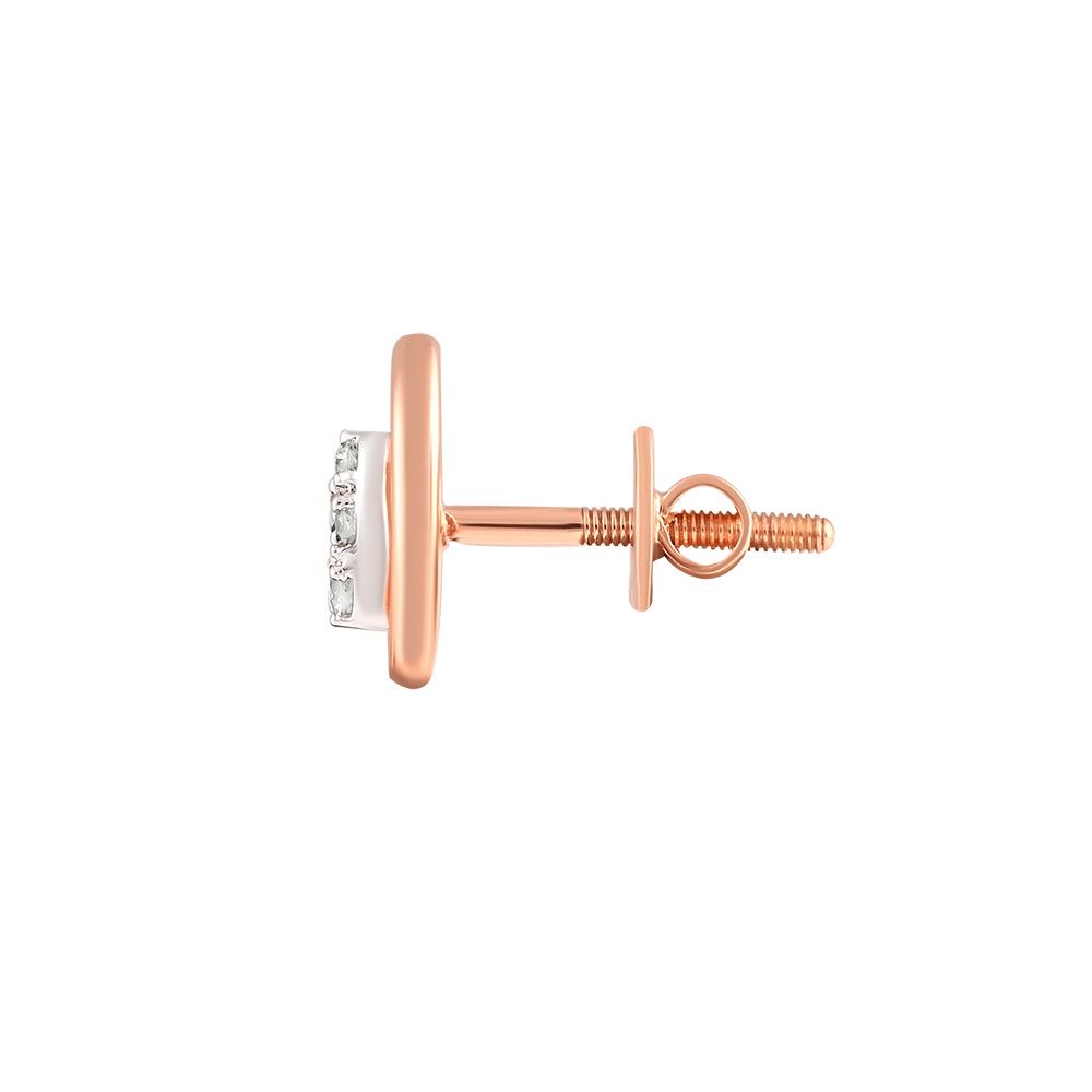 Subtle Heart Design Diamond Studs-Earrings-OER24I17-D900X0C