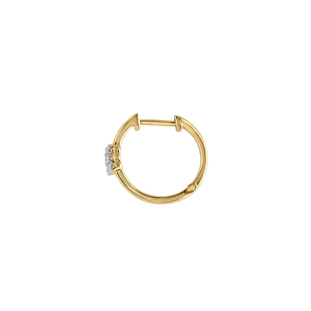 Dressy Geometric Diamond Hoop Earrings-Earrings-OER24I55-D900R0C