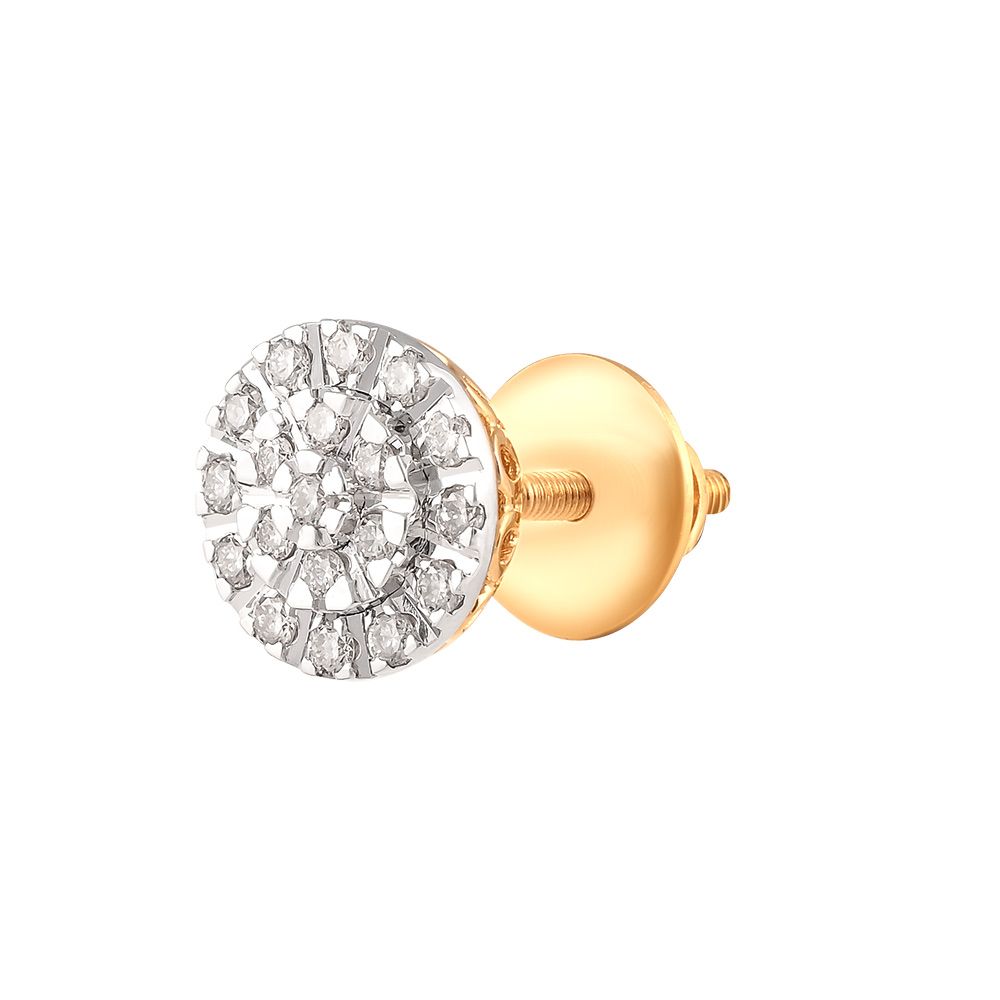 Simple Sparkling Diamond Studs-Earrings-OER24I67-D900R0C