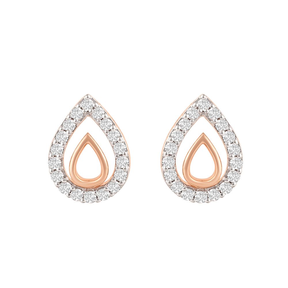 Pretty Geometric Diamond Studs-Earrings-OER24I74-D900X0C