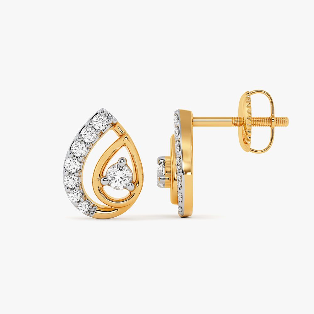 Graceful Drop Earring For Women-Earrings-OER24J37-D900R0C