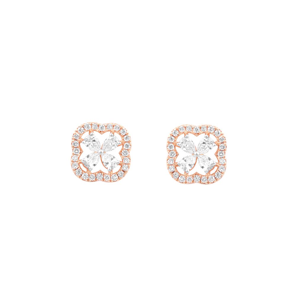 Radiance Rose Gold Studs Earrings-Earrings-OER24J59-D300X2B
