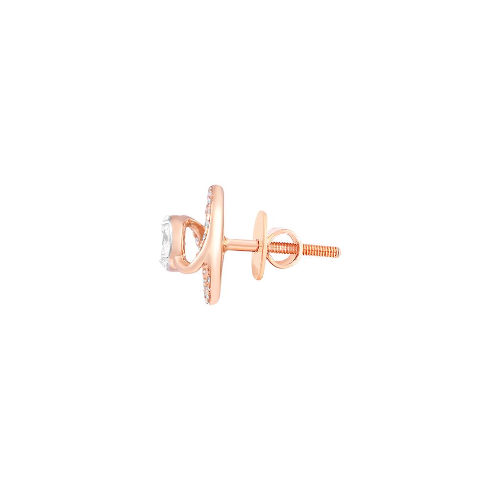 Whispering Rose Gold Petals Earrings-Earrings-OER24J65-D300X3B