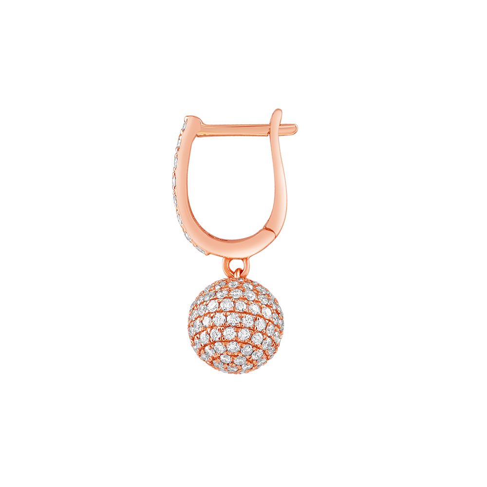 Petite Rose Gold Diamond Hoops Earrings-Earrings-OER24J83-D400X0B