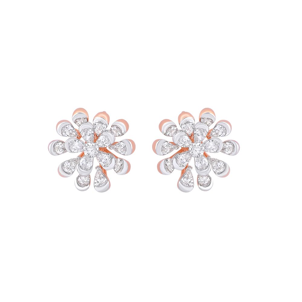 Harmonious Diamond Elegance Earrings-Earrings-OER24J84-D300X4B