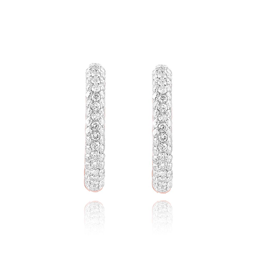 Elegant Oval Hoop Earrings-Earrings-OER25I04-D400X0B