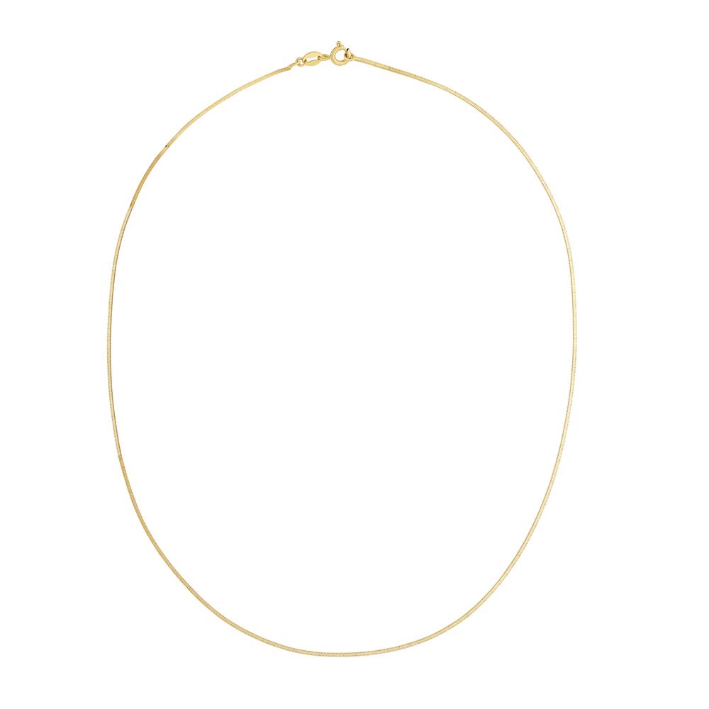 Subtle Rose Gold and Diamond Chain-Gold-OIC18032