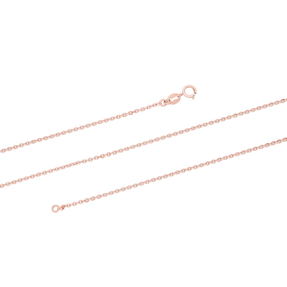 Pretty Chain in 18KT Rose Gold-Gold-OIC18035