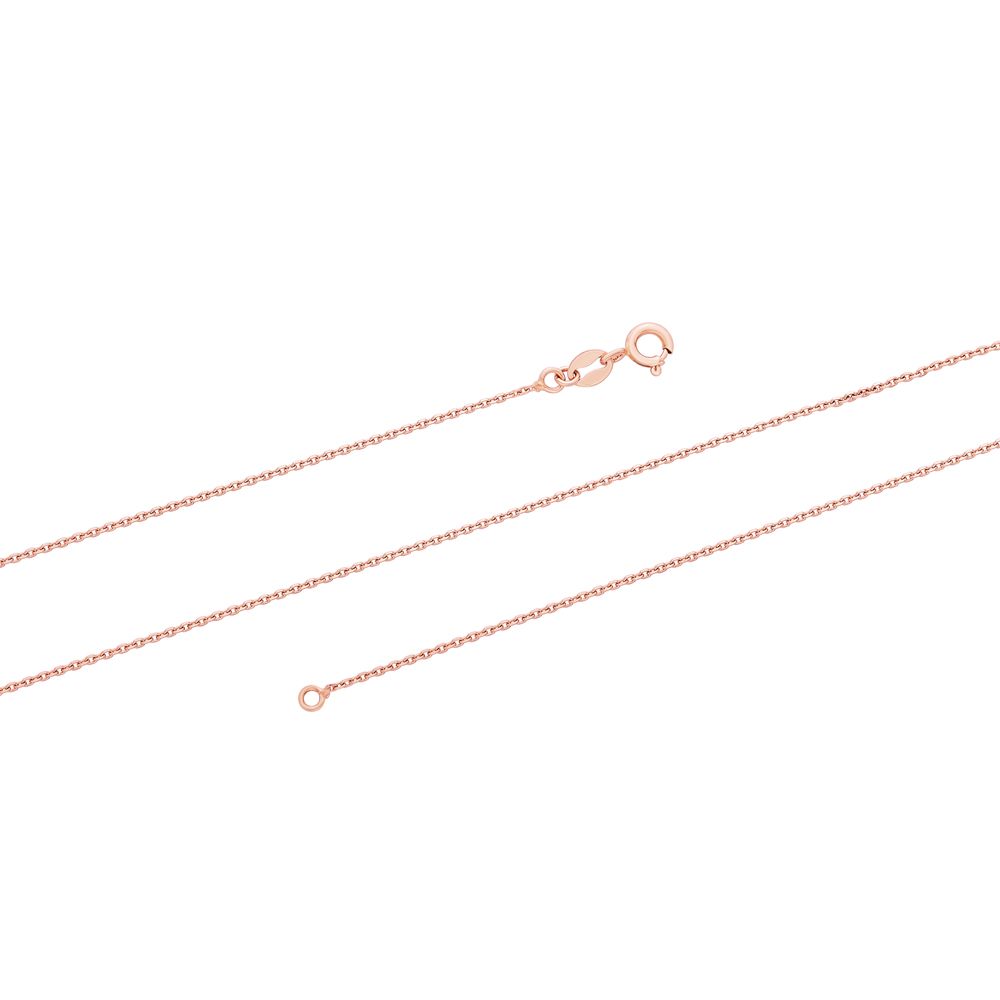 Elegant Link Design Rose Gold Chain-Gold-OIC18038