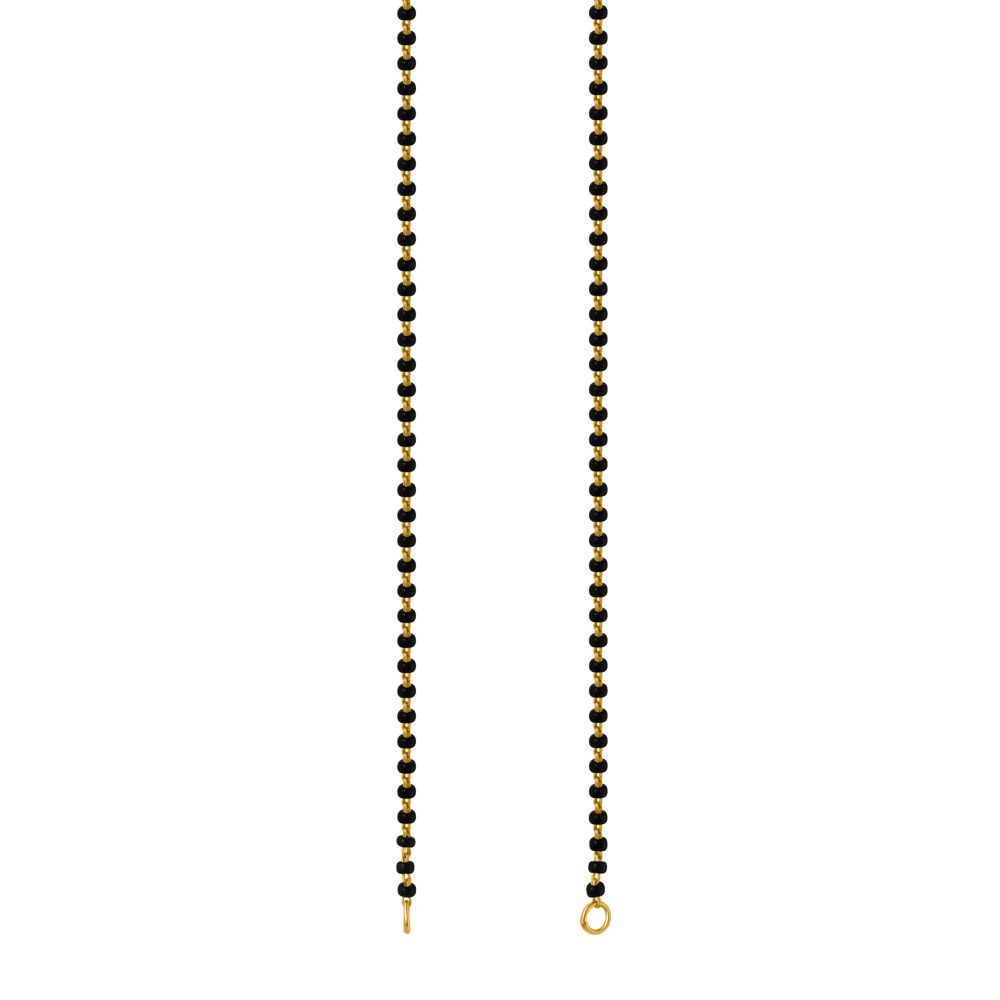 Stylish 18KT Yellow Gold Mangalsutra-Gold-OMG13003