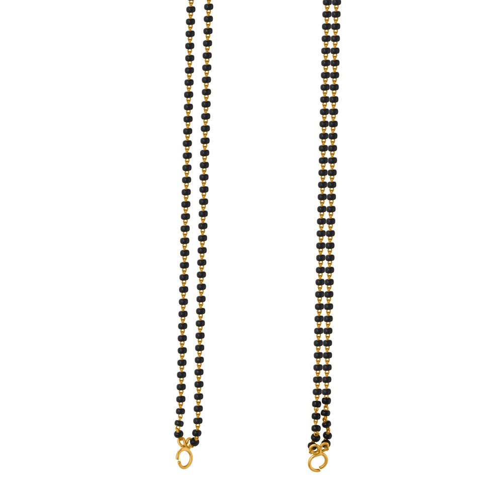 Beautiful Blackbeads Mangalsutra-Gold-OMG13004