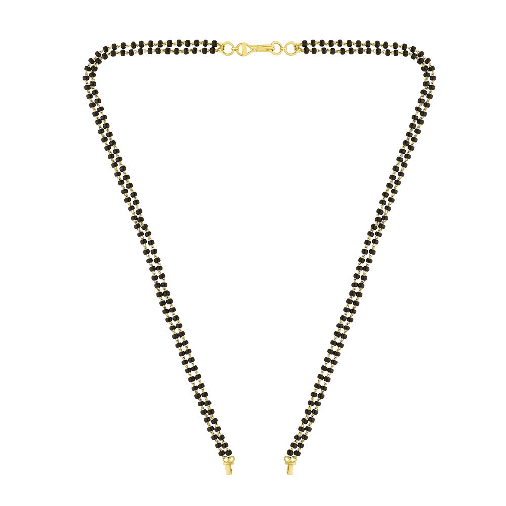 Sylish Mangalsutra in 18KT Yellow Gold-Gold-OMG14002