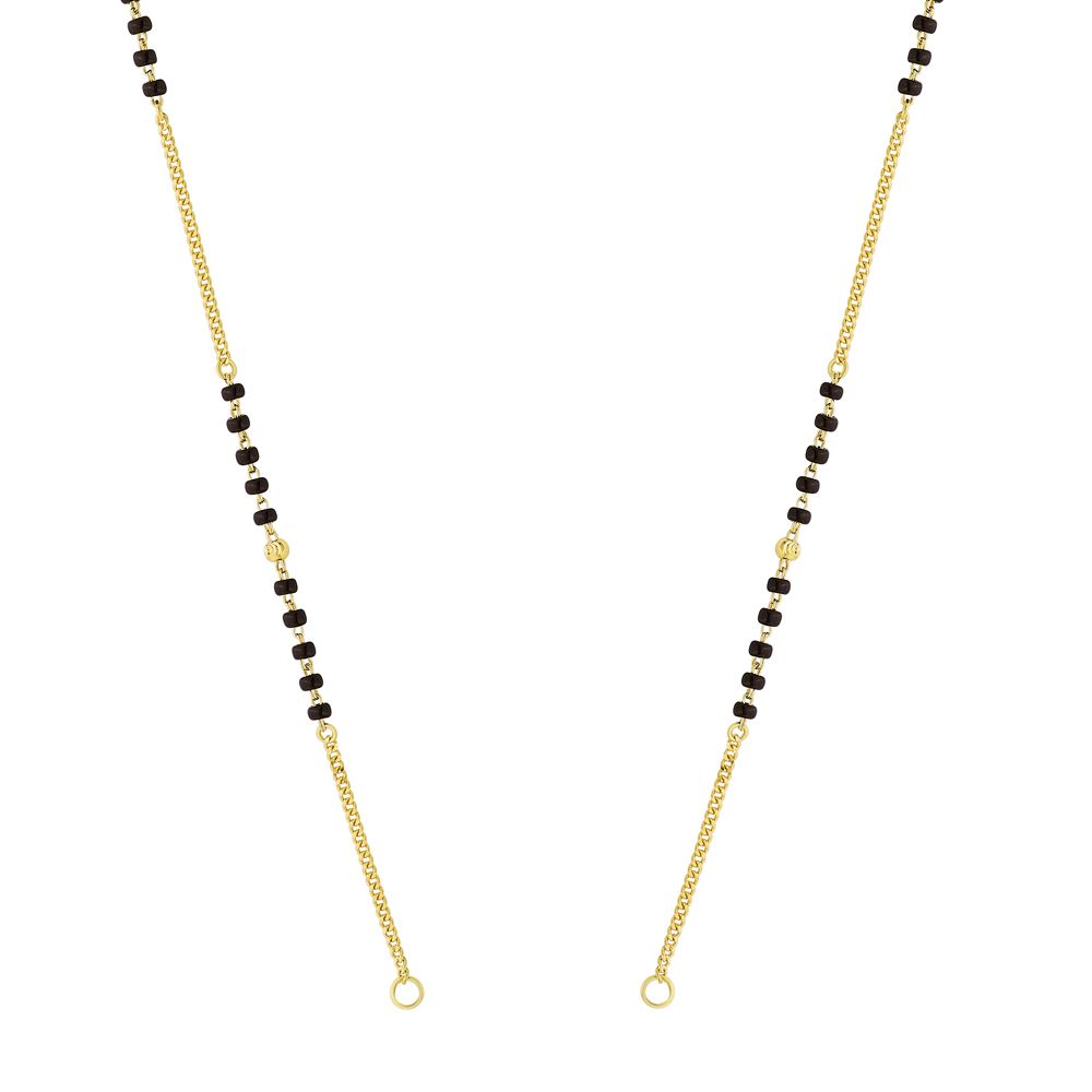 Glamorous 18KT Yellow Gold Mangalsutra-Gold-OMG15002