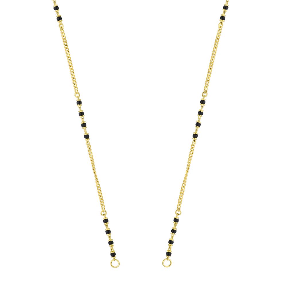 Stylish 18KT Yellow Gold Mangalsutra-Gold-OMG15005