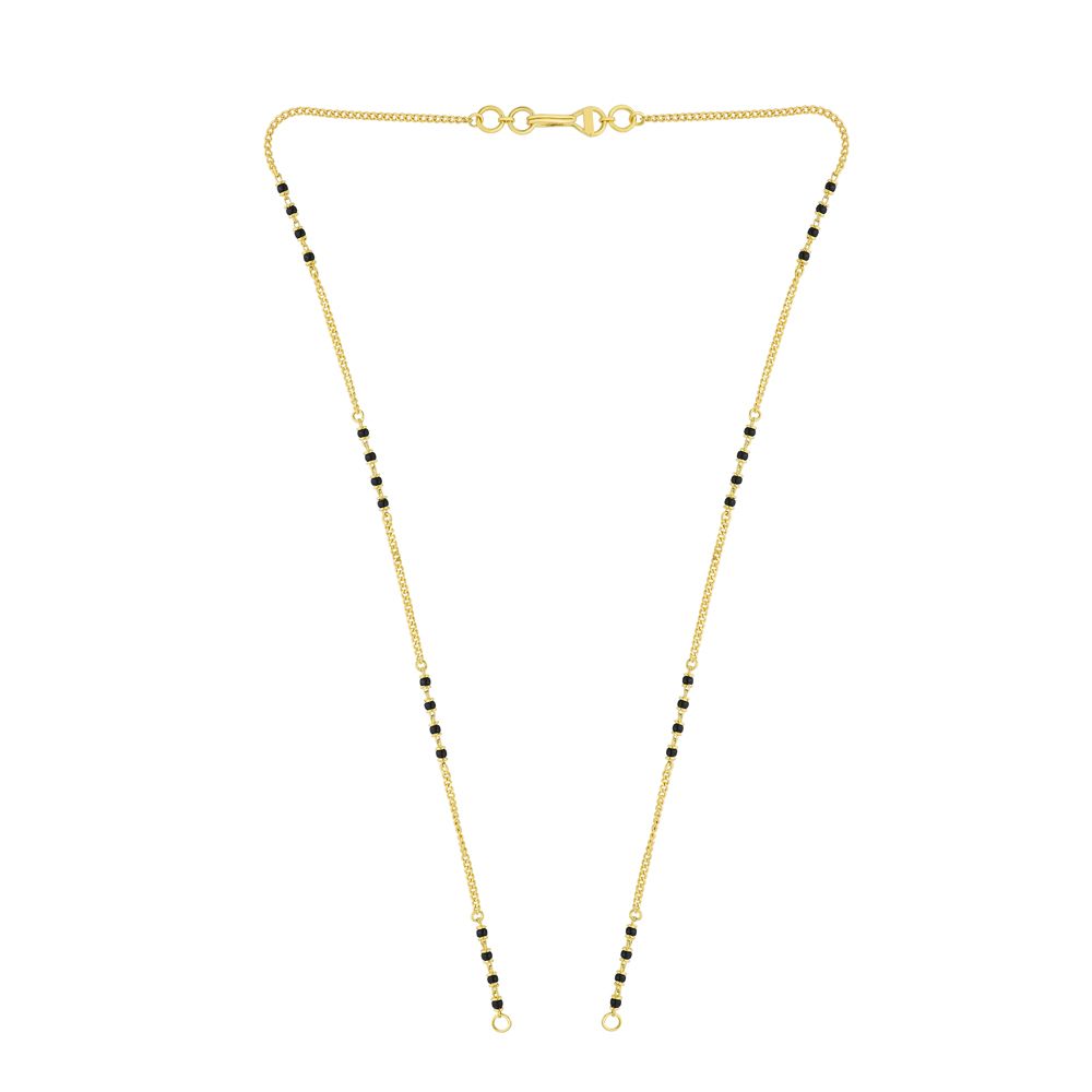Stylish 18KT Yellow Gold Mangalsutra-Gold-OMG15005