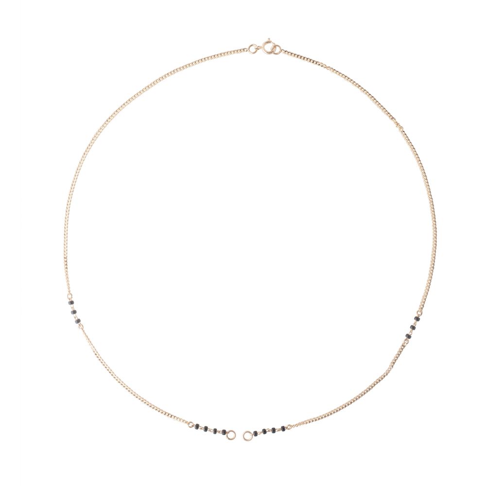 Dainty Mangalsutra with Diamonds-Gold-OMG23003-D000YCB