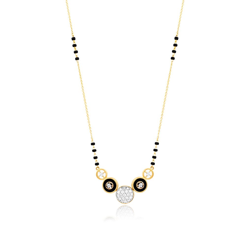 Gleaming 18KT Yellow Gold Tanmaniya-Shop By Gender-OMG23005-D309RCB