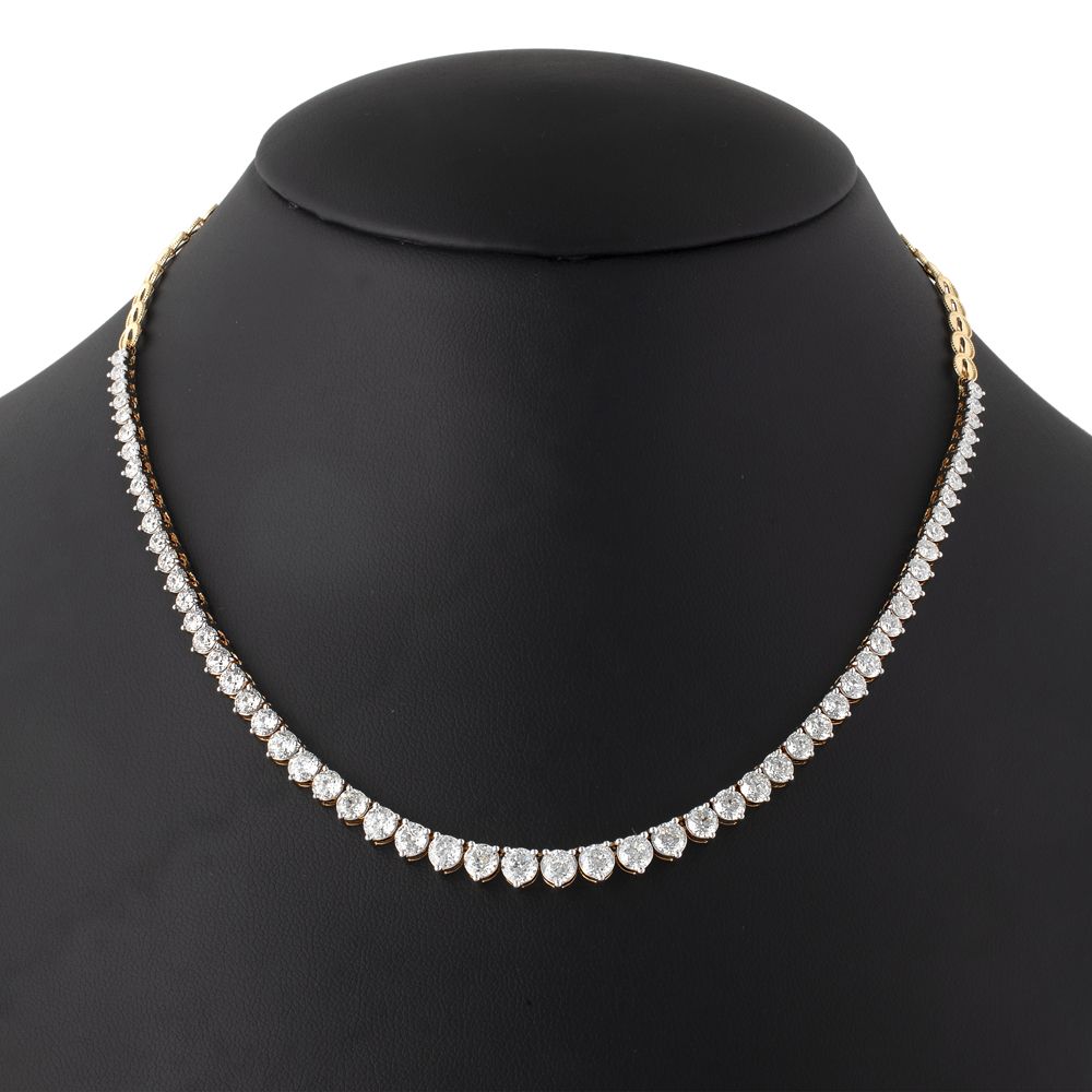 Sparkling Diamond Studded Short Necklace-All Jewellery-ONK18013-A300R1B