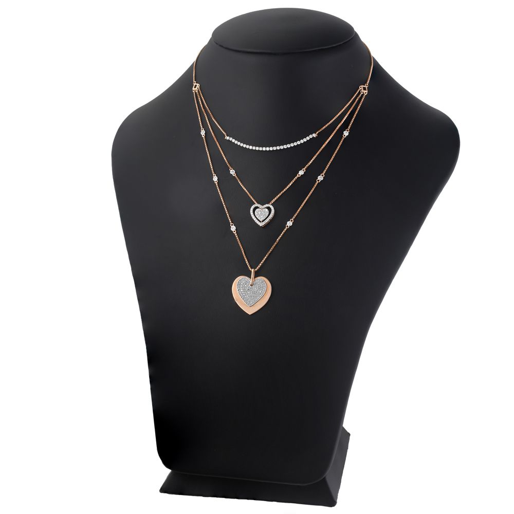 Delicate 14KT Rose Gold Desired Necklace-Necklaces-ONK20019-D900X1C