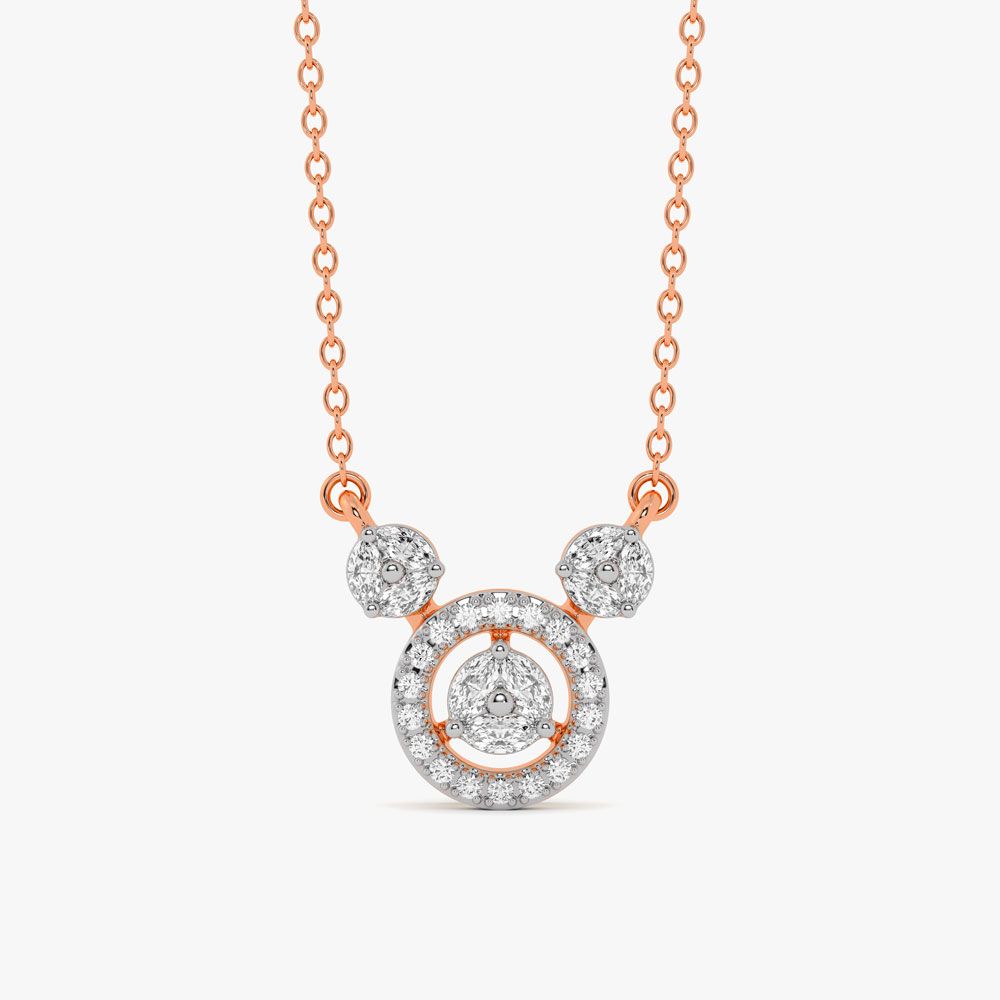 Graceful Diamond Desired Necklace-Necklaces-ONK23010-D300X1B