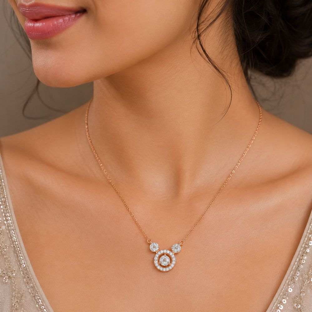 Graceful Diamond Desired Necklace-Necklaces-ONK23010-D300X1B