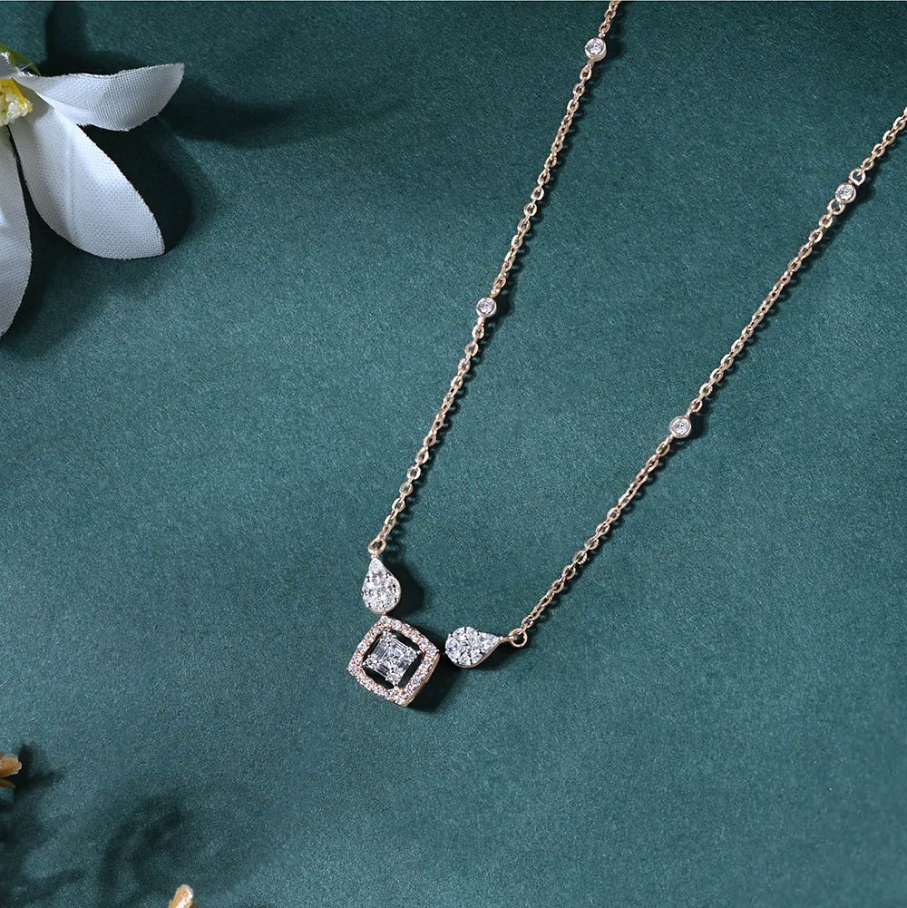 Breathtaking Gold Desired Necklace-Necklaces-ONK23013-D300X1B