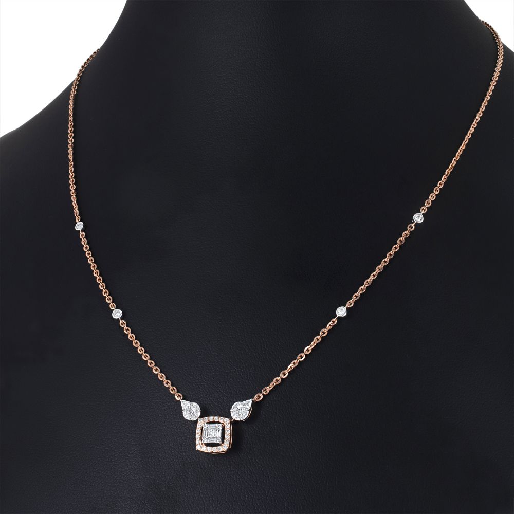 Breathtaking Gold Desired Necklace-Necklaces-ONK23013-D300X1B