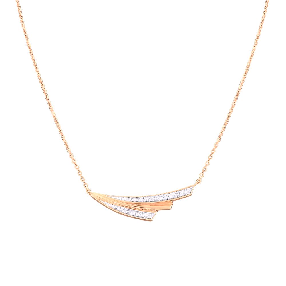 Pretty Rose Gold Chain Necklace-Necklaces-ONK24C23-D900X1C