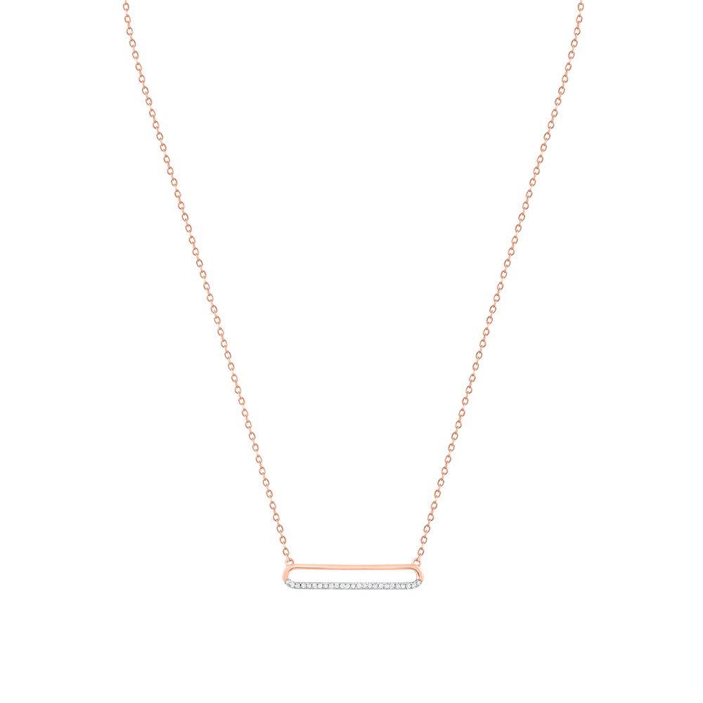 Radiant Rosewood Chain Necklace in 18KT-Necklaces-ONK24C28-D900X1B