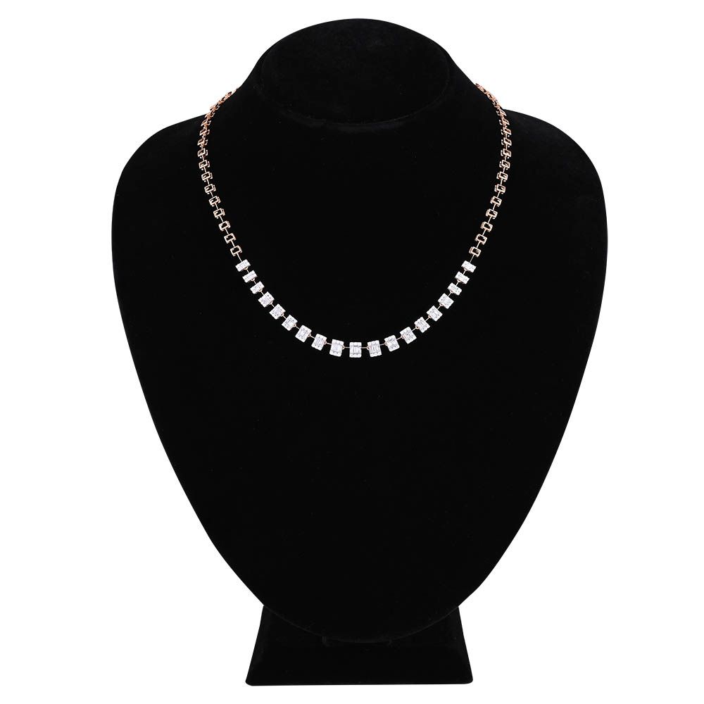 Classic Bloom Rose Gold Necklace-Necklaces-ONK24C39-D300X2B