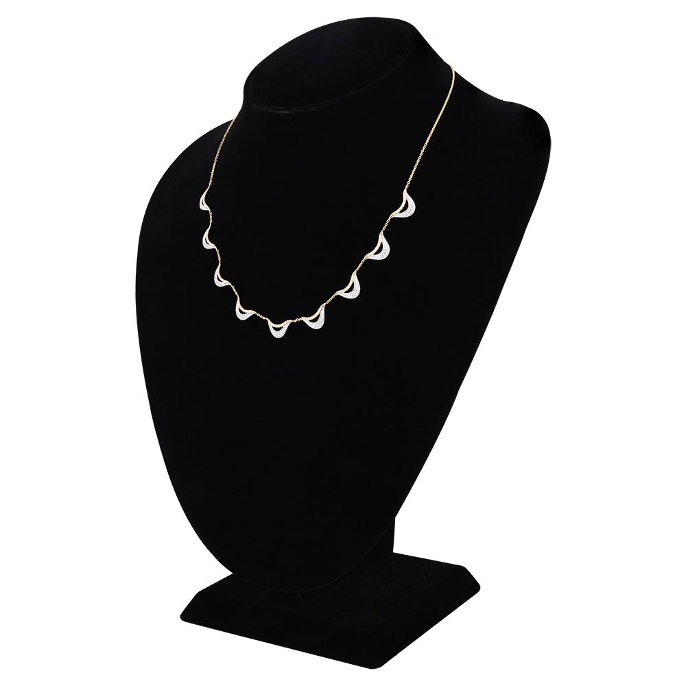 Sparkle Charm Diamond Necklace-Necklaces-ONK25C25-D400R1B