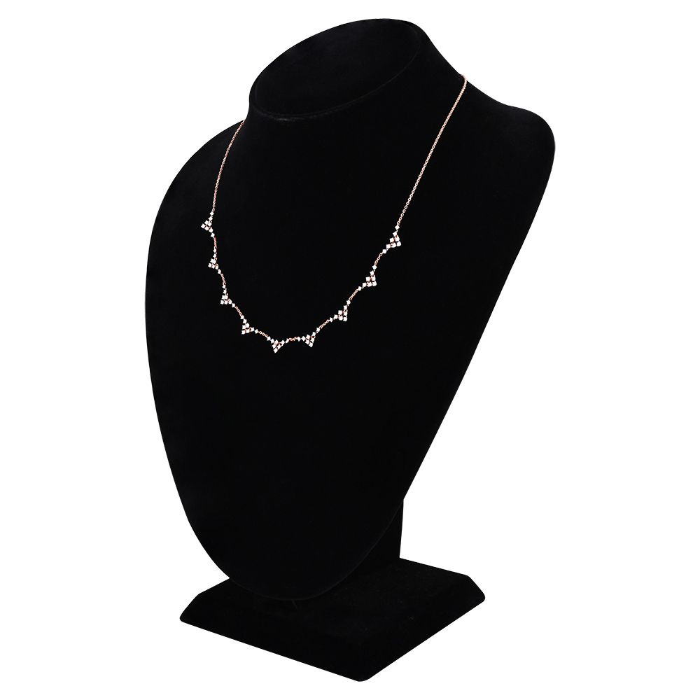 Brilliance Charm Diamond Necklace-Necklaces-ONK25C26-D400X1B