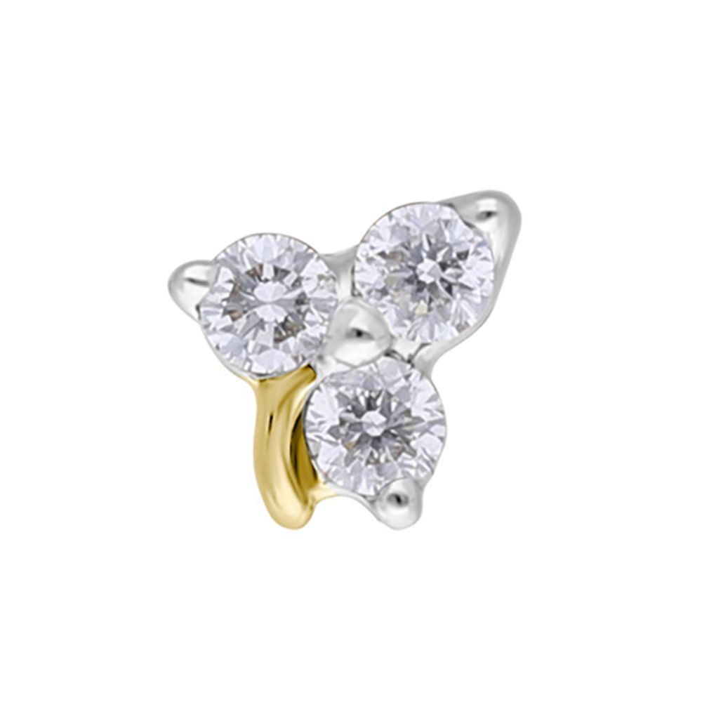 Gleaming Diamond Nosepin-All Jewellery-ONP10009-D400R5B