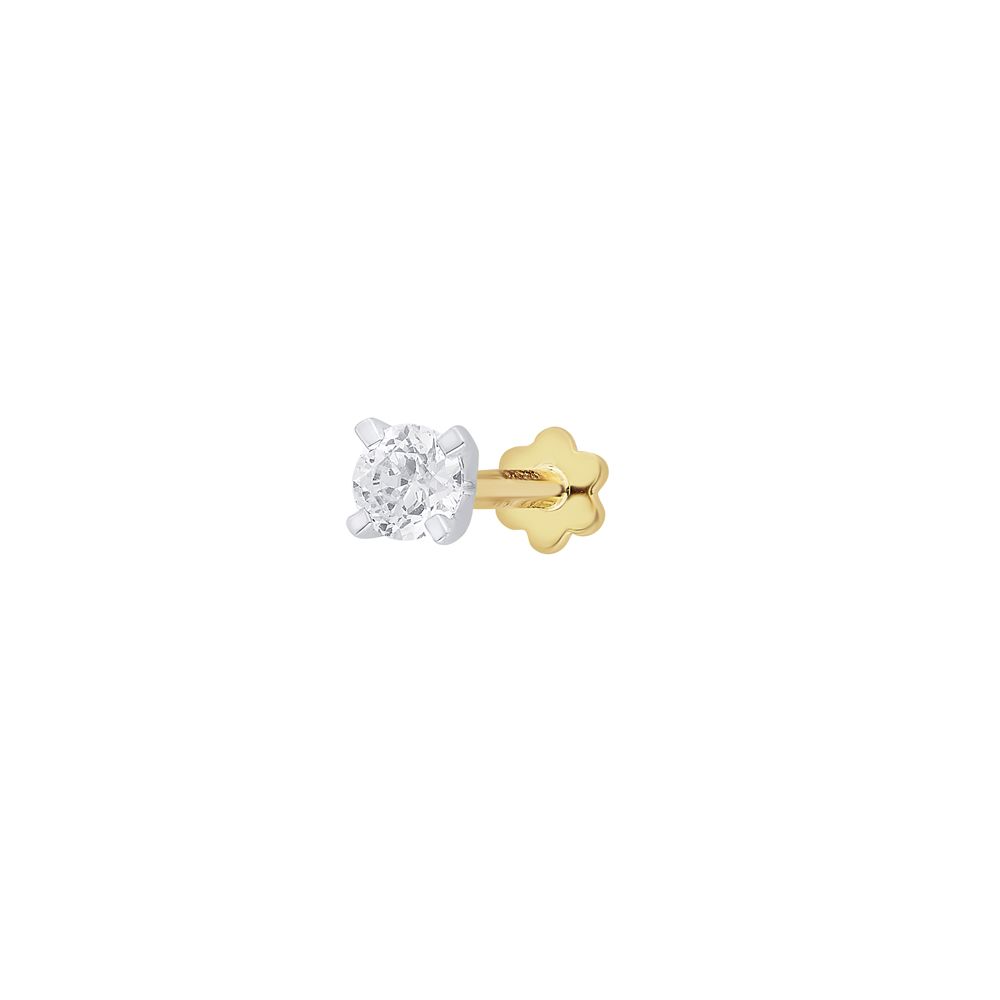 Classic Diamond Crown Star Nosepin-All Jewellery-ONP13012-A300R5B