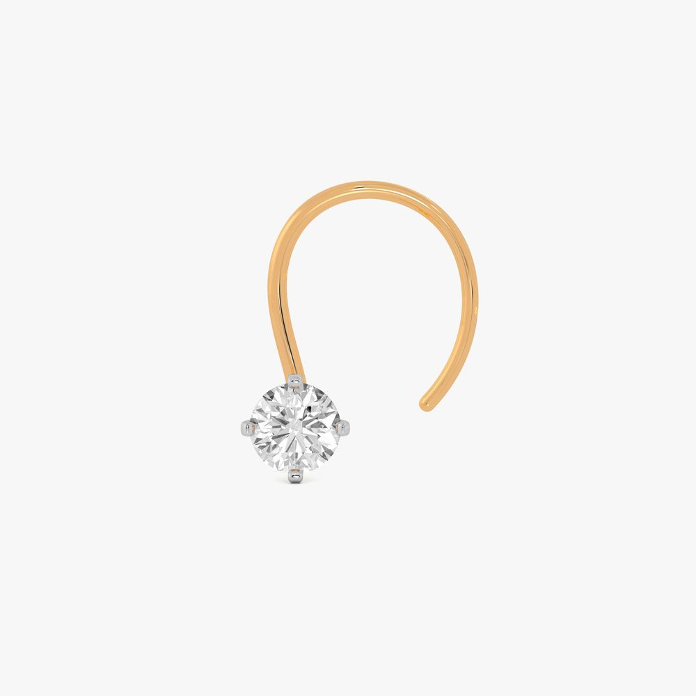 Beautiful Diamond Nosepin-All Jewellery-ONP17037-D400R5B