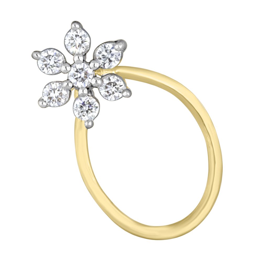 Floral Diamond Nosepin-All Jewellery-ONP17039-D300R5B
