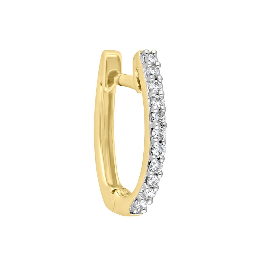 Classic Yellow Gold Diamond Nose Ring-All Jewellery-ONP20001-D200R5B