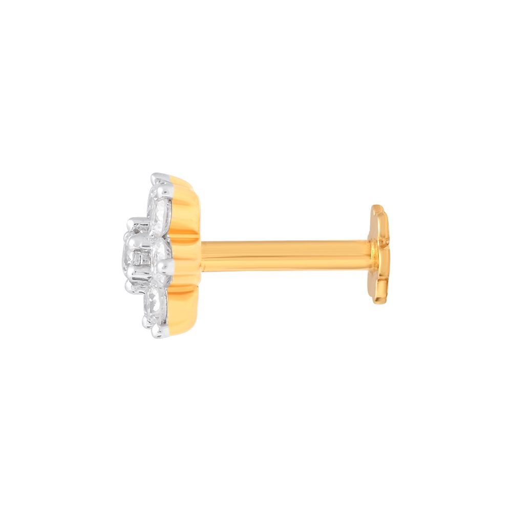 Simple Diamond Nose Pin-All Jewellery-ONP23014-A300R5B