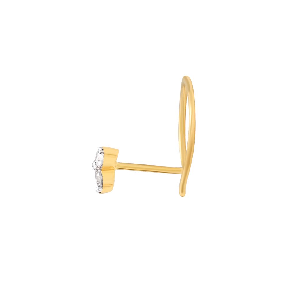 Everygreen Diamond Nose Pin-All Jewellery-ONP23019-D300R0B