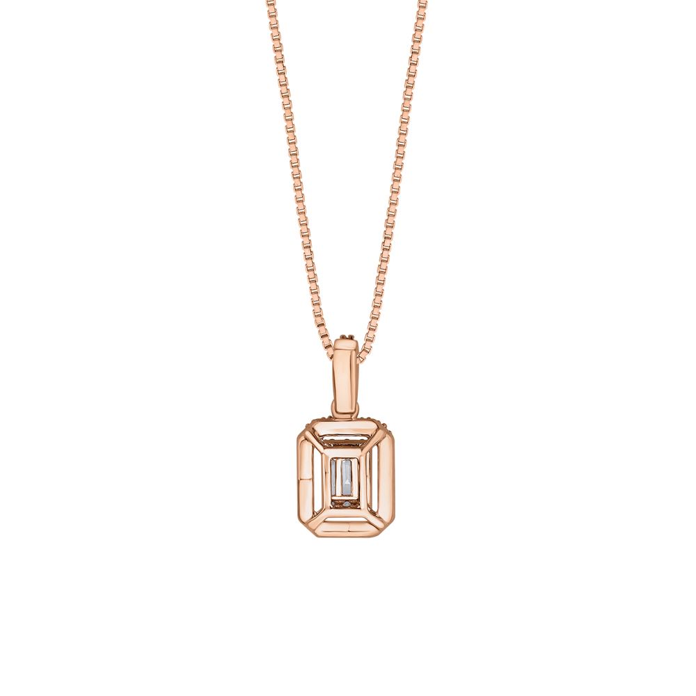 Chic Diamond and Rose Gold Pendant-Pendants-OPD22003-D400X0C