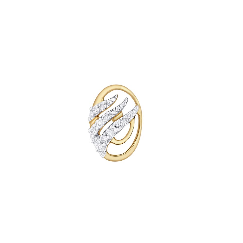 Diamond Earrings in 18KT Yellow Gold-All Jewellery-OPE10101-D300R0B