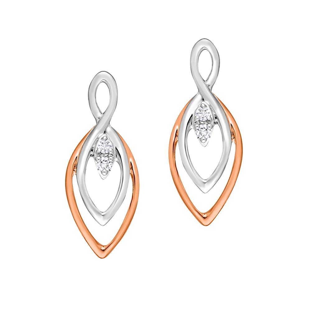 Divine Dual Toned Diamond Pendant Set-All Jewellery-OSP12062-D400O0C