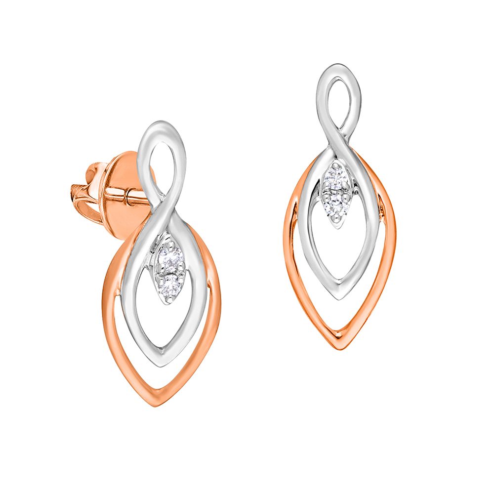 Divine Dual Toned Diamond Pendant Set-All Jewellery-OSP12062-D400O0C