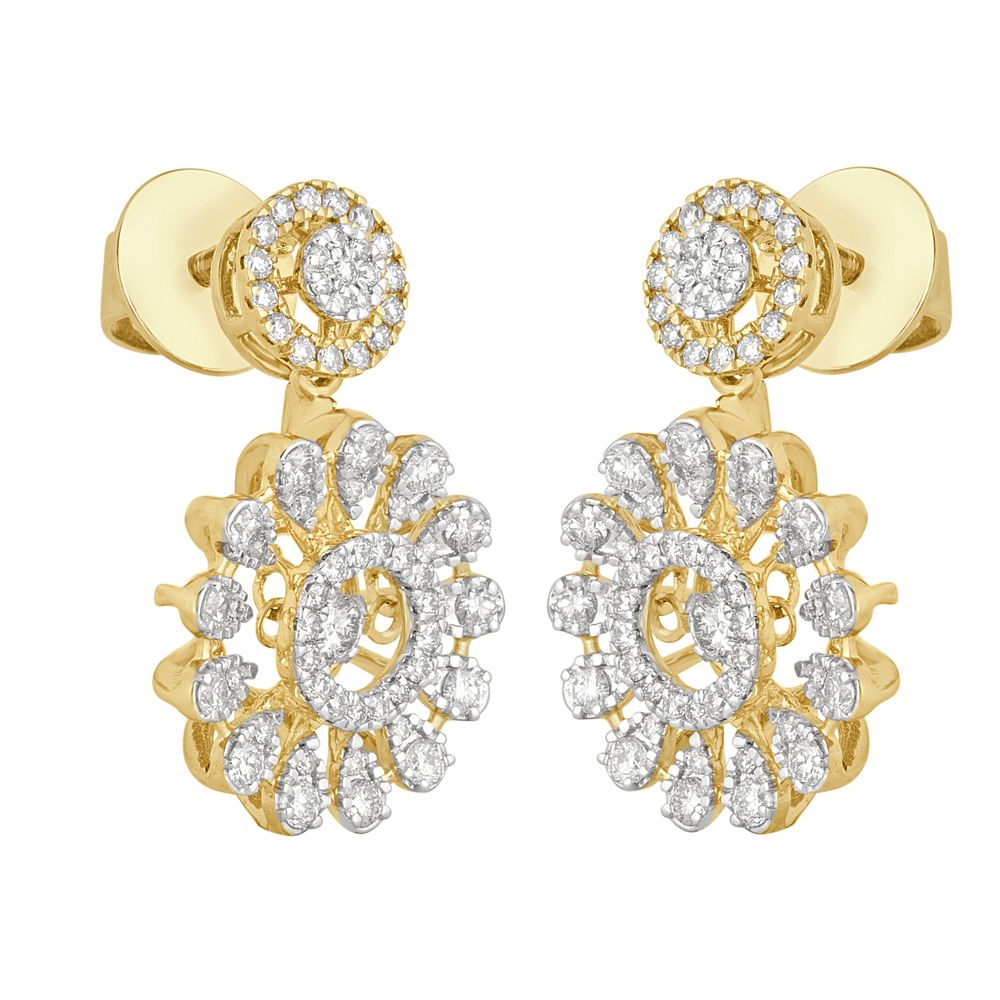 Subtle Yellow Gold Pendant Set-All Jewellery-OSP15031-D400R0C