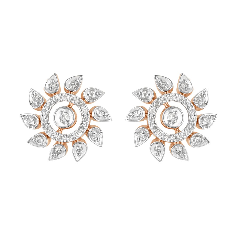 Classic Diamond Earrings-Earrings-OPE18016-D400X0B